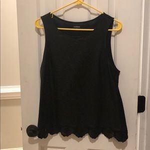 Express Leather-Look tank top